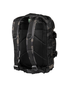 Рюкзак Mil-Tec 36л с дополнительными карманами для медицинских комплектов большая штурмовая водонепроницаемая сумка Черный Камуфляж MT
