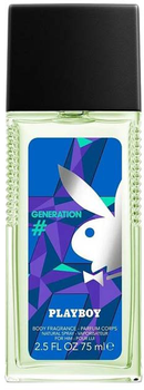 Парфумований дезодорант для чоловіків Playboy Generation 75 мл (3614220021423)