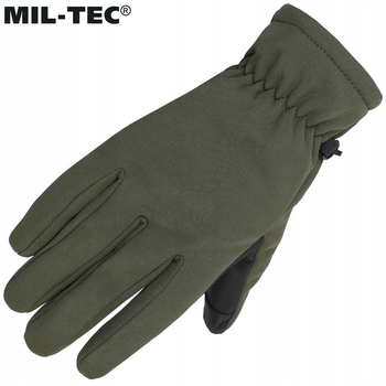 Перчатки военнополевые Mil-Tec утепленные зимние 3М THINSULATE L Олива Mil-Tec (4046872380327)