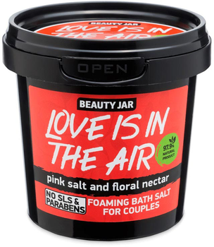 Sól do kąpieli Beauty Jar Love Is In The Air pieniąca dla par z kwiatowym nektarem 150 g (4751030830186)