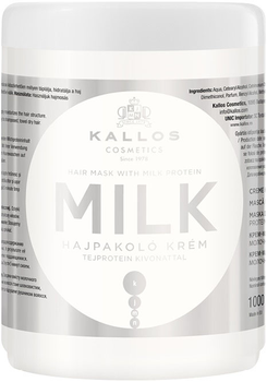 Maska do włosów Kallos KJMN Milk z proteinami mlecznymi 1000 ml (5998889511395)