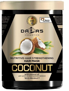 Maska Dalas Coconut do włosów osłabionych i odwodnionych 1000 g (4260637723208)