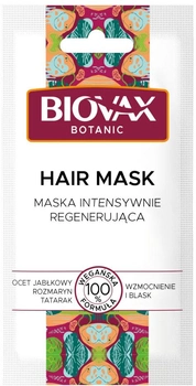 Маска для волосся Biovax Botanic з оцтом інтенсивно відновлююча 20 мл (5900116074474)