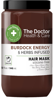 Maska do włosów The Doctor Health & Care Energia Łopianiu i 5 Ziół 946 ml (8588006041620)