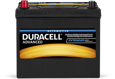 Батарея аккумуляторная Duracell Advanced 12В 45Ач 390А(EN) L+(DA45L) пр-во DURACELL