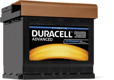 Батарея аккумуляторная Duracell Advanced 12В 50Ач 450А(EN) R+(DA50) пр-во DURACELL