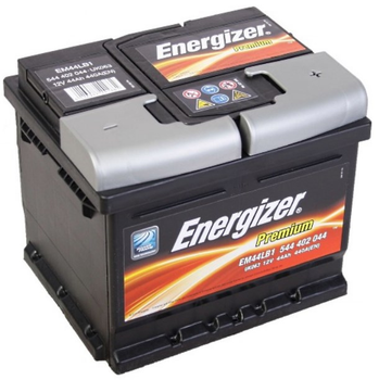 Батарея акумуляторна Premium 12В 44Ач 440A(EN) R+ (207х175х175)(544402044) вир-во ENERGIZER