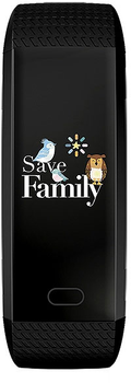 Smartband SaveFamily Kids Band Czarny SF-KBN (8425402547274)