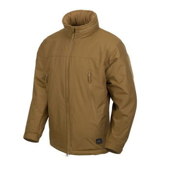 Куртка мужская Helikon-tex LEVEL 7 демисезонная водонепроницаемая XXL Койот M-T капюшон с флисовой подкладкой регулируемые манжеты на липучках