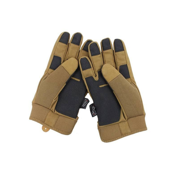 Перчатки зимние MIL-TEC M с флисовой подкладкой для сохранения тепла в холодное время года Темные Койот M-T