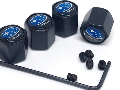 Колпачки Subaru ниппель золотник с логотипом 4шт