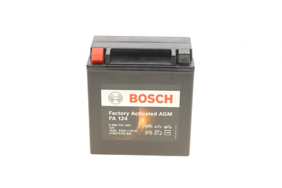 Аккумуляторная батарея 14Ah/230A (150x87x161/+L/B0) (AGM) Factory Activated AGM(0986FA1240) пр-во BOSCH