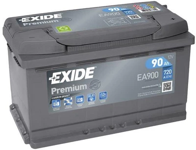 Автомобильный аккумулятор EXIDE 90Ah/720A/P+ (CN EA900)