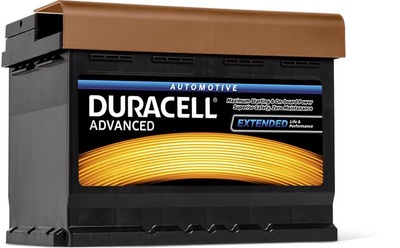 Батарея аккумуляторная Duracell Advanced 12В 62Ач 550А(EN) R+(DA62H) пр-во DURACELL