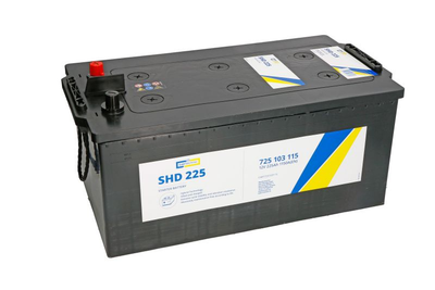 Аккумулятор 12В 225Ач/1150A ULTRA POWER (L+ Стандартные клеммы) 518x276x242 B00 - нет крепежного фланца (Пуск)(CART725103115) пр-во CARTECHNIC