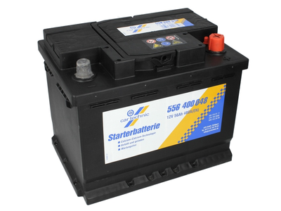 Аккумулятор 12В 56Ач/480A ULTRA POWER (P+ стандартные клеммы) 242x175x190(CART556400048) пр-во CARTECHNIC