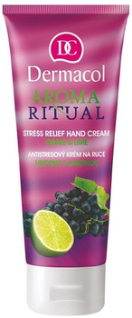Krem do rąk Dermacol Aroma Ritual Stress Relief Hand Cream Grape & Lime 100 ml (8595003104197)