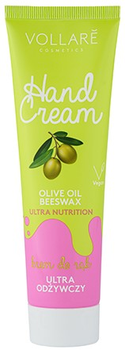 Krem do rąk Vollare Cosmetics Hand Cream ultra odżywczy z oliwą z oliwek 100 ml (5902026641609)
