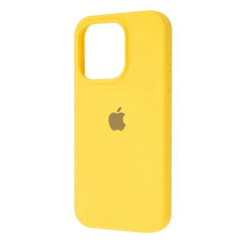 Чехол силиконовый Epic Premium Silicone Case Full Cover для Apple iPhone 15 Pro Max Yellow