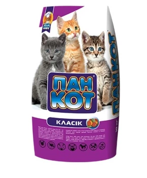Сухой корм для котят "Пан Кот" класик 10кг