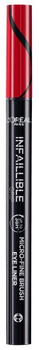 Eyeliner L'Oreal Paris Infaillible 36h Grip Micro-Fine Brush wodoodporny w pisaku 01 Obsidian Black 0.4 g (3600524048907)
