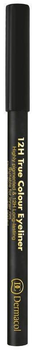 Підводка для очей Dermacol 12H True Colour стійка в олівці 8 Black 2 г (85959163)