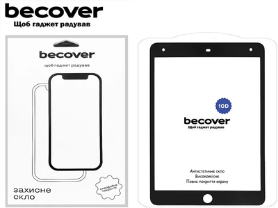 Защитное стекло для планшета Apple iPad 10.2 2019/2020/2021 BeCover 10D Black (BC_710572)