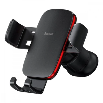 Держатель для телефона на дефлектор (воздуховод) Metal Age 2 Gravity Air Outlet Car Mount Baseus (SUJS000001)