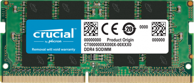 Память so-dimm, ddr4, 8Gb, 3200 MHz, Crucial, 1.2v, cl22, Bulk (ct8g4sfra32at)
