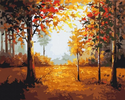 Картина по номерам Brushme Уголок осени 40x50 см BS52206