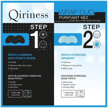 Маска для носа Qiriness Wrap Duo Purifiant Nez 6 г (3760096761984)