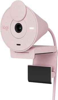 Веб-камера Logitech Brio 300 Rose (960-001448) Рожевий