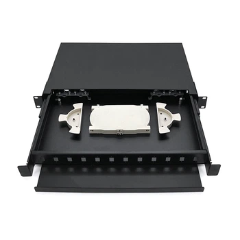 Оптическая патч-панель Merlion ML-OP-S408A-12C 12-канальная, SC Simplex adapter, (485*340*44мм)