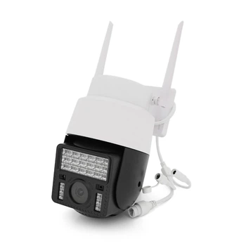 5Мп Wi-Fi видеокамера уличная с сиреной и SD/картой YOSO YO-IPC43D5MP50 PTZ 2.8mm V380