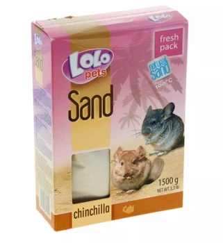 Пісок для шиншил "LoloPets", 1,5 кг