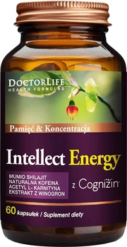Харчова добавка Doctor Life Intellect Energy 60 капсул (5903317644811)