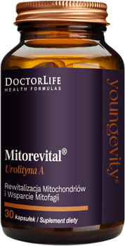 Харчова добавка Doctor Life Mitorevital Urolithin A 30 капсул (5903317644910)