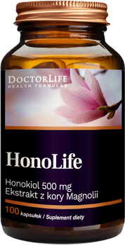 Харчова добавка Doctor Life HonoLife екстракт кори магнолії 100 капсул (5903317644866)