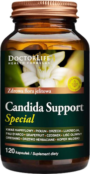 Suplement diety Doctor Life Candida Support Special zdrowa flora jelitowa 120 kapsułek (5906874819081)