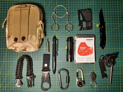Тактичний Рятувальний Арсенал 17 в 1: мультиінструмент для подорожей та пригод Survival