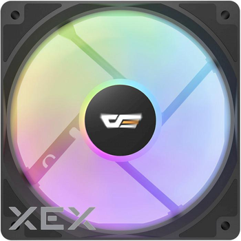 Вентилятор DARKFLASH CL12 Rainbow Black (CL12 4pin 120mm Rainbow)