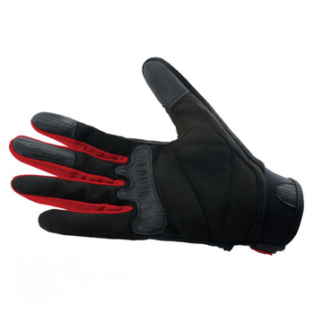 Перчатки комбинированные рабочие (размер XL) Toptul Черно-красный 000270424