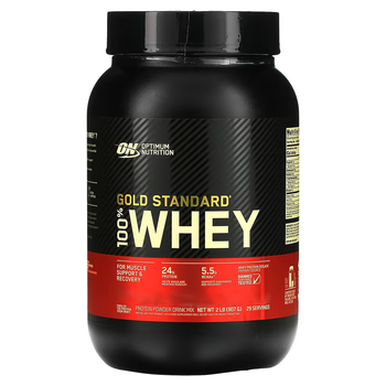 Протеїн сироватковий Optimum Nutrition (USA) 100% Whey Gold Standard, 908 г., Подвійний шоколад