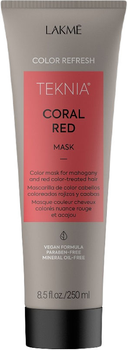 Маска Lakme Teknia Coral Red для оновлення кольору червоних відтінків волосся 250 мл (8429421442428)