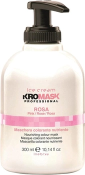 Maska tonująca do włosów Inebrya Ice Cream Kromask Professional Pink 300 ml (8033219164364)
