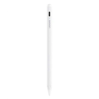 Стилус USAMS US-ZB223 Tilt-sensitive Active Touch Capacitive for iPad (White) (156150)