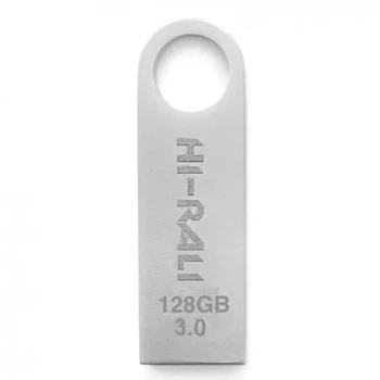 Флеш накопитель USB 3.0 Hi-Rali Shuttle 128 GB Серебряная серия (Серебряный) (175796)