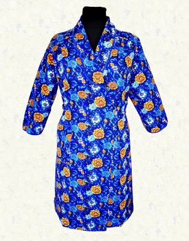 Халат жіночий фланелевий на запах Model-FR/2 р.50-L