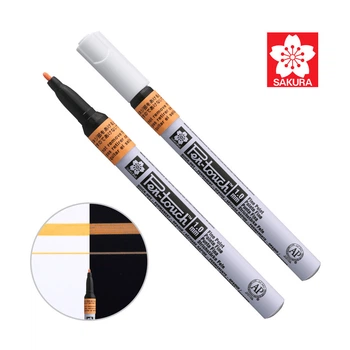 Маркер Sakura Pen-Touch Оранжевый, флуоресцентный, тонкий (FINE) 1мм (084511322714)
