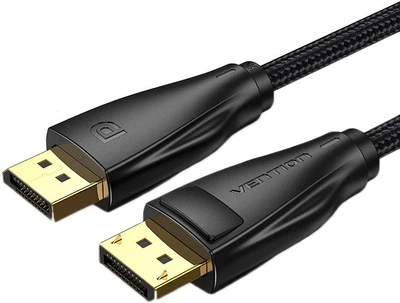 Кабель Vention DisplayPort v1.4 8K 60 Hz, 4K 144Hz, 2K 165Hz, 1080P 240Hz 10 м Black (HCCBL)